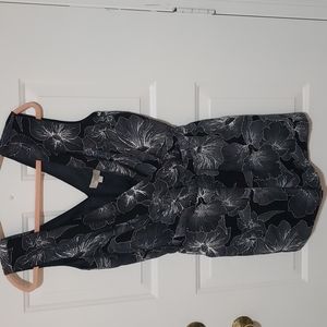 Navy Ann Taylor Loft Romper